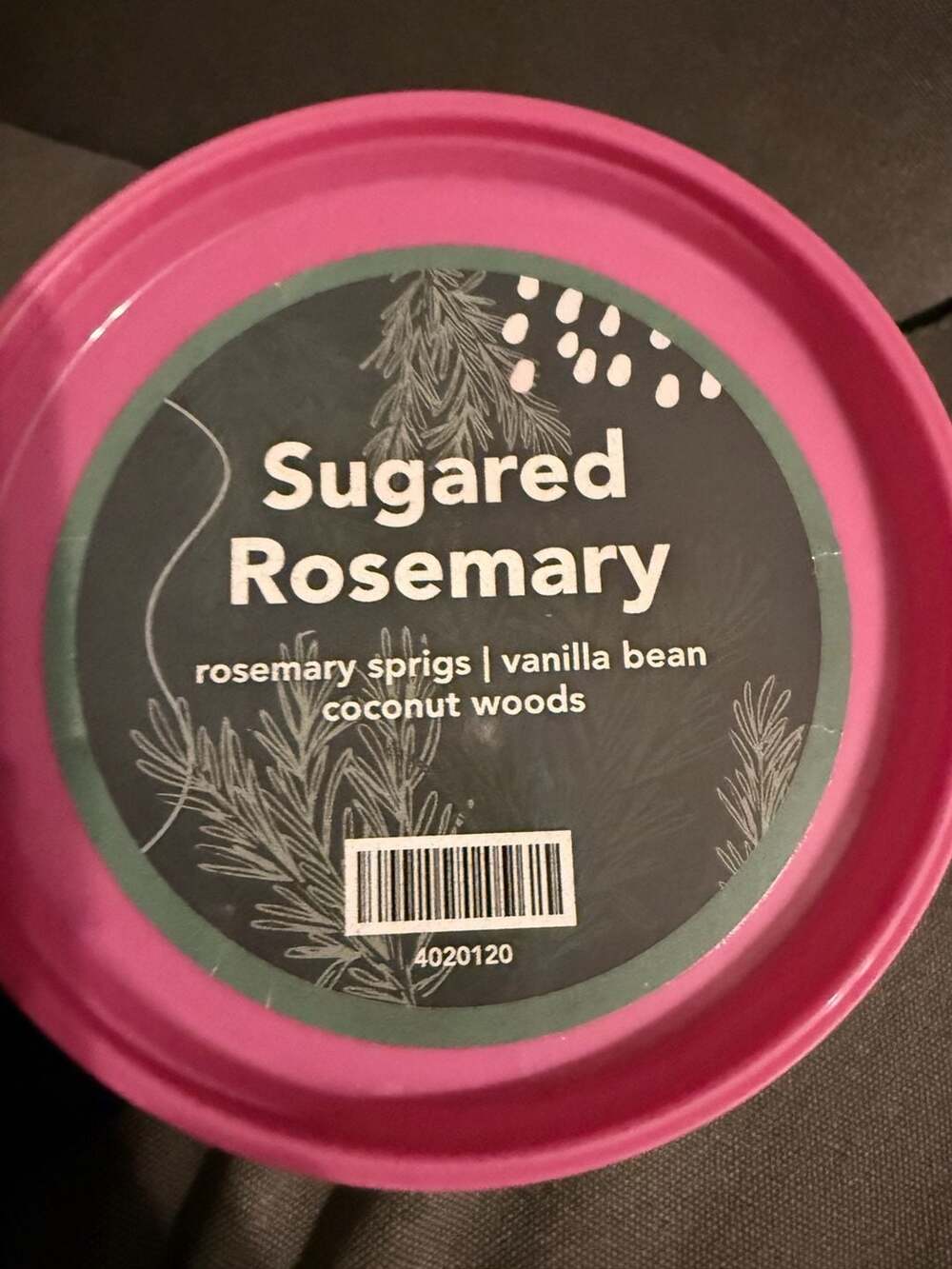Zebra Sprinkles Sugared Rosemary Wax Melts